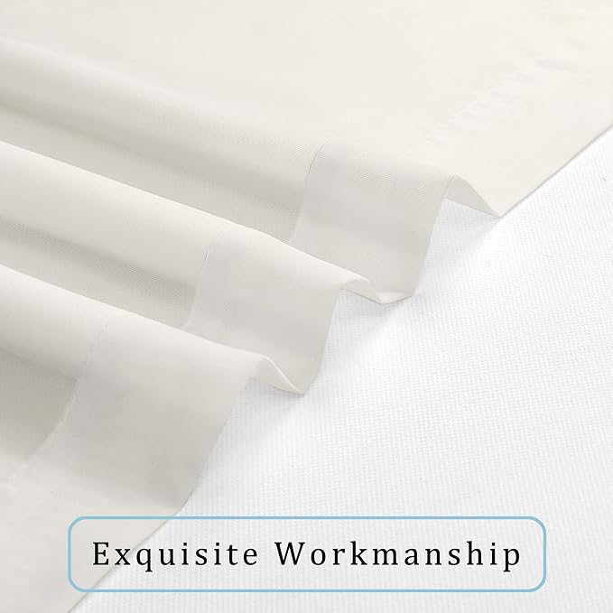 OWENIE Sheer Curtains 96 Inch Length, Elegant Sheer Curtains - Image 7