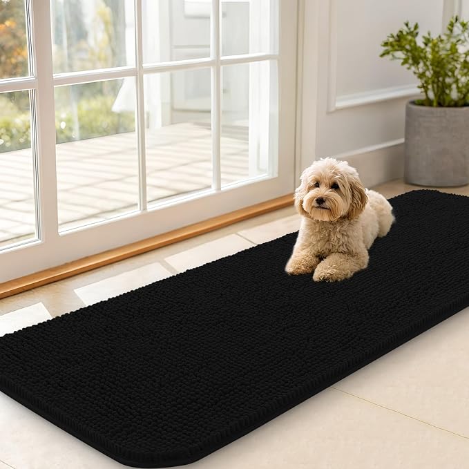 OLANLY Dog Door Mat for Muddy Paws 59x20, Absorbs Moisture and Dirt, Absorbent by OLANLY