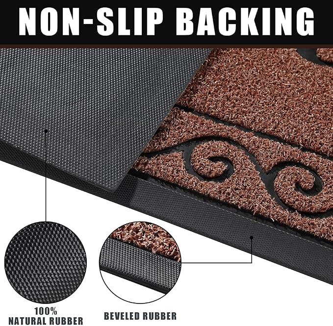 Yimobra Welcome Mat, Heavy Duty Sturdy Door Mats - Image 3
