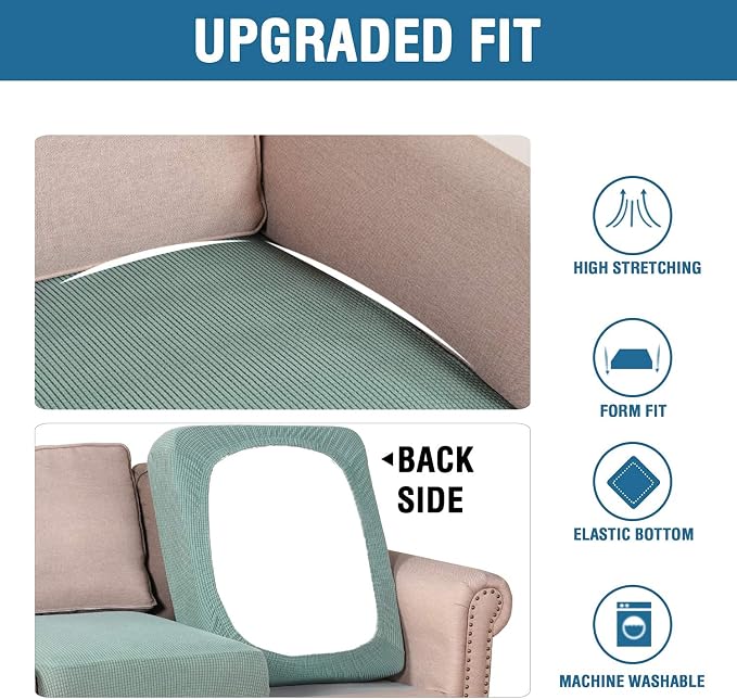 H.VERSAILTEX Super Stretch Individual Seat Cushion Covers - Image 6