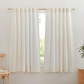 NICETOWN Semi Sheer Linen Curtains by NICETOWN