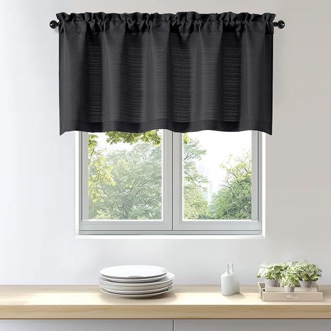 OWENIE Bob 1 PCS Black Valances by OWENIE