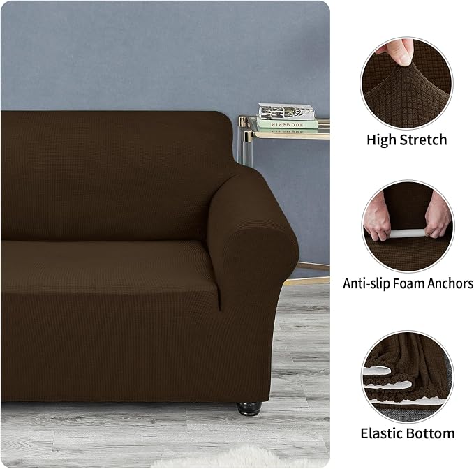 Joccun Stretch Chair Couch Cover, 1-Piece Sofa Slipcover Spandex Jacquard - Image 5