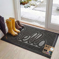 GORILLA GRIP 100% Waterproof All-Season WeatherMAX Doormat, US Designed Natural by GorillaGrip