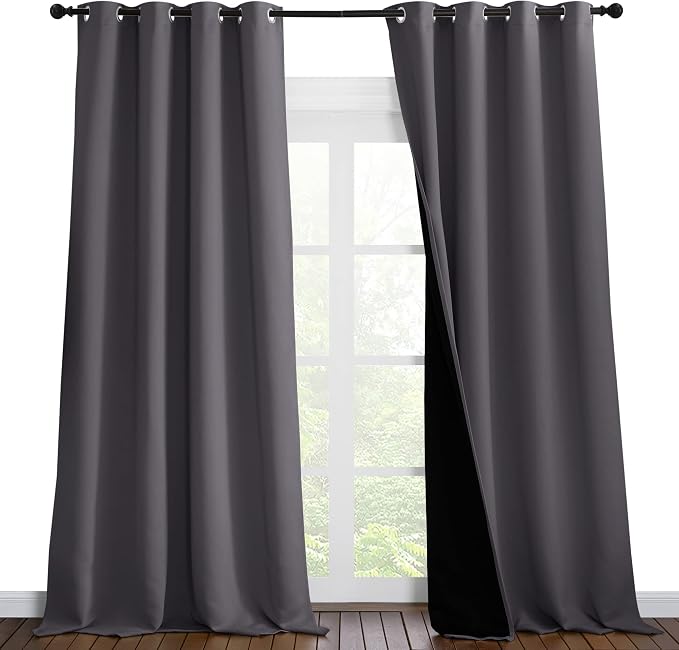 NICETOWN 100% Blackout Blinds, Laundry Room Decor Window Treatment Curtains by NICETOWN