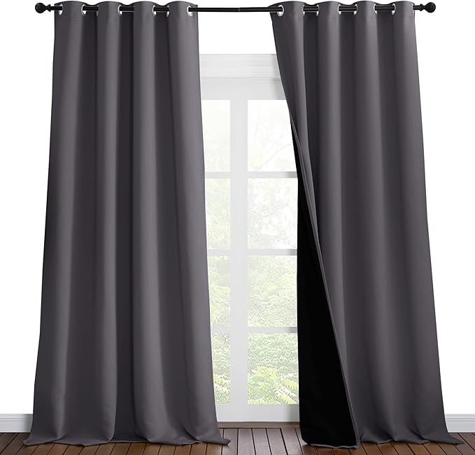 NICETOWN Total Shade Curtains and Draperies, Heavy-Duty Full Light Shading by NICETOWN