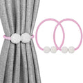 Melaluxe 2 Pack Magnetic Curtain Tiebacks, Decorative Curtain Holdbacks by Melaluxe