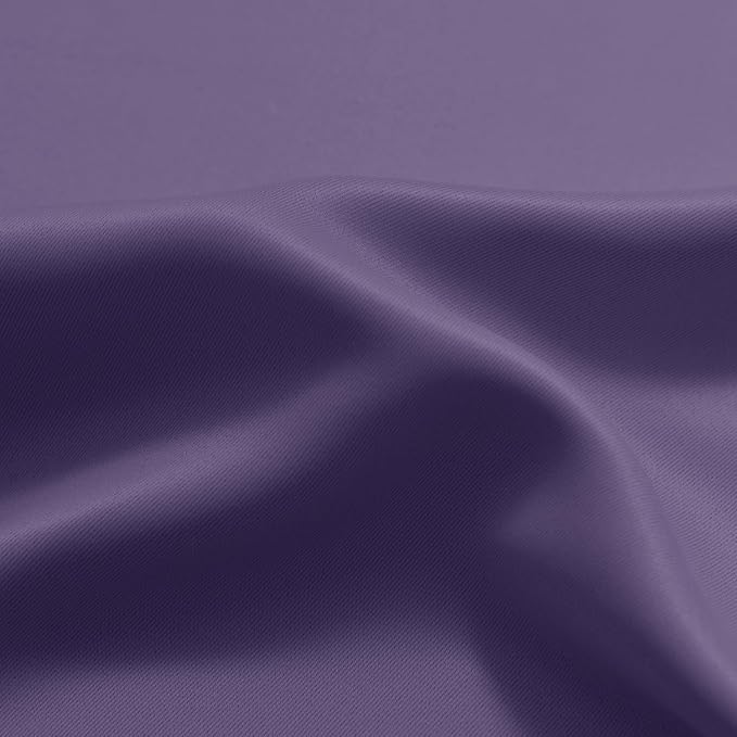 Yakamok Greyish White and Lavender Purple Ombre Curtains, Light Blocking - Image 7