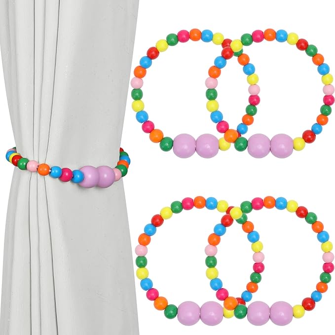 KLOGTSIND Magnetic Curtain Tiebacks, 4 Pack Curtain Holdbacks by KLOGTSINDDirect