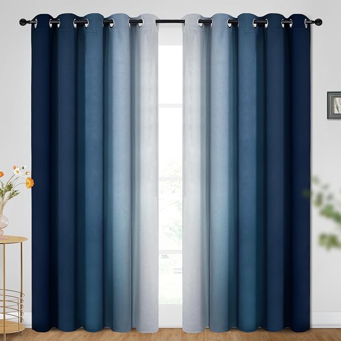 SimpleHome Ombre Room Darkening Curtains by SimpleHome