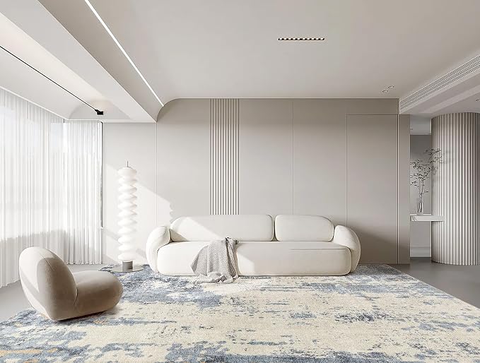 UERMEI 9x12 Area Rug Living Room Rugs - Image 5