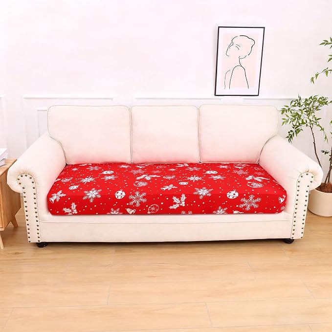 hyha Printed Couch Cushion Covers, Floral Sofa Covers Washable - Image 6