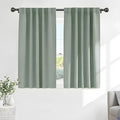 Pony Dance Short Black Out Curtain Panels by PONYDANCE