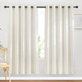 NICETOWN Natural Linen Curtains 72 inches Long by NICETOWN
