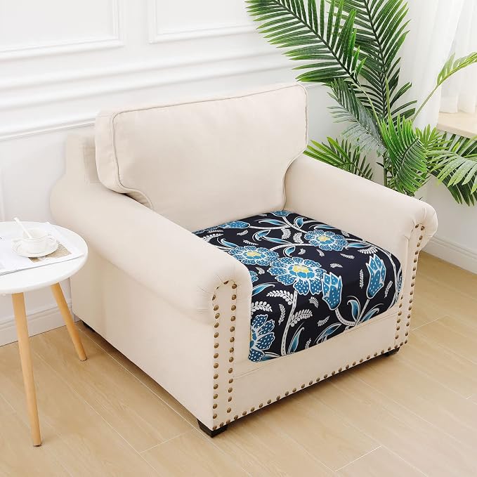 hyha Printed Couch Cushion Covers, Floral Sofa Covers Washable - Image 5