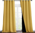 NICETOWN Full Shading Curtains 90 inches Long 2 Panels Set by NICETOWN