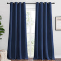 NICETOWN Navy Blackout Curtains 108" Long by NICETOWN
