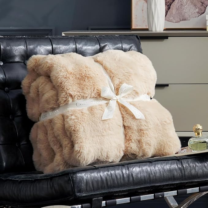 Cozy Bliss Faux Fur Throw Blanket - Image 4
