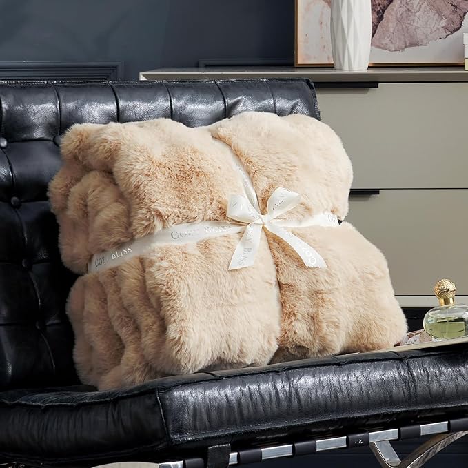 Cozy Bliss Faux Fur Throw Blanket - Image 4