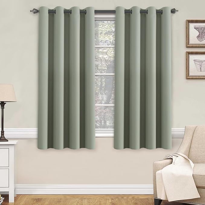 H.VERSAILTEX Blackout Room Darkening Thermal Insulated Grommet Window Curtain by HVERSAILTEX