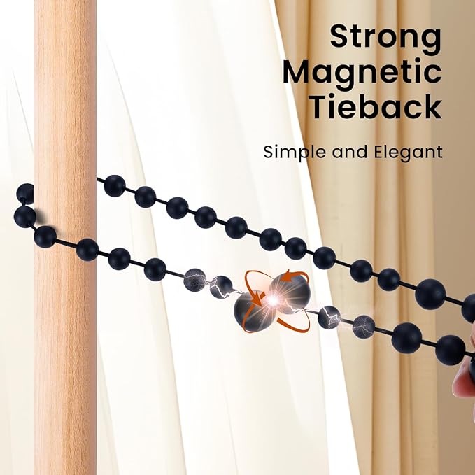 KLOGTSIND Magnetic Curtain Tiebacks, Curtain Tie Backs - Image 6