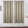 LEMOMO Beige Thermal Blackout Curtains/52 x 72 Inch/Set of 2 Panels Room by Lemomo