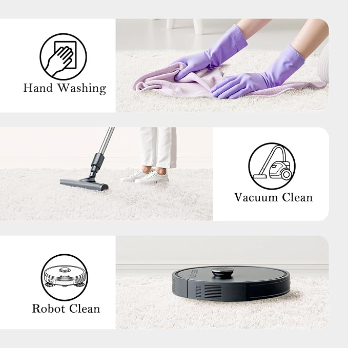 Rugs for Bedroom 4x6, Alfombras para Salas Shag Large Plush Soft Area Rug - Image 5