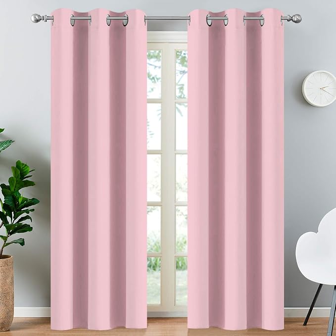 Yakamok Light Blocking Window Blackout Curtains Thermal Insulated Room by Yakamok