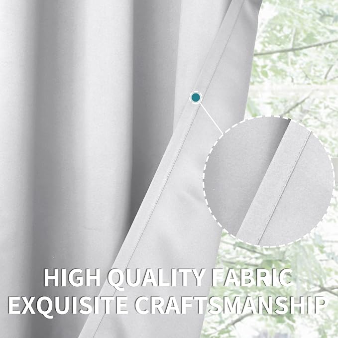 BGment Room Darkening Curtains 84 Inches Long - Image 7
