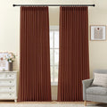 IVAPUPU Pinch Pleated Linen Curtains 96 Inches Long by IVAPUPU