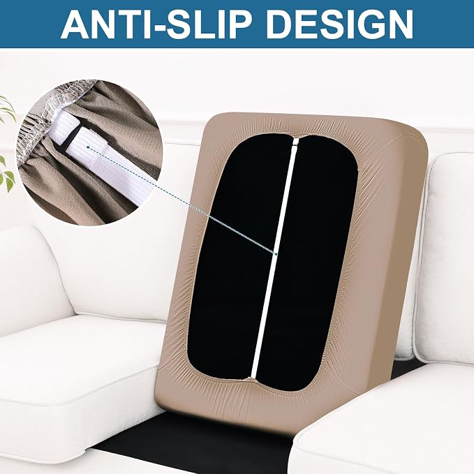 Smiry Printed Couch Cushion Covers, Stretch Soft Couch Covers - Image 5