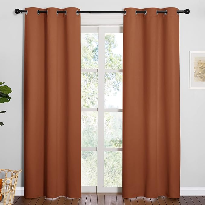 NICETOWN Nursery Essential Thermal Insulated Solid Grommet Top Blackout by NICETOWN