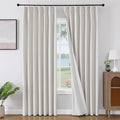 Joydeco Pinch Pleated Linen Curtains by JOYDECO