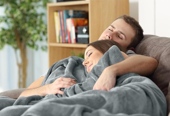 Utopia Bedding Soft Fleece Bed Blanket King Size Ash Grey | Microfiber Plush - Image 6