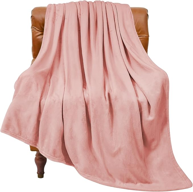 BEDELITE Fleece Blanket Pink Throw Blankets by BEDELITE