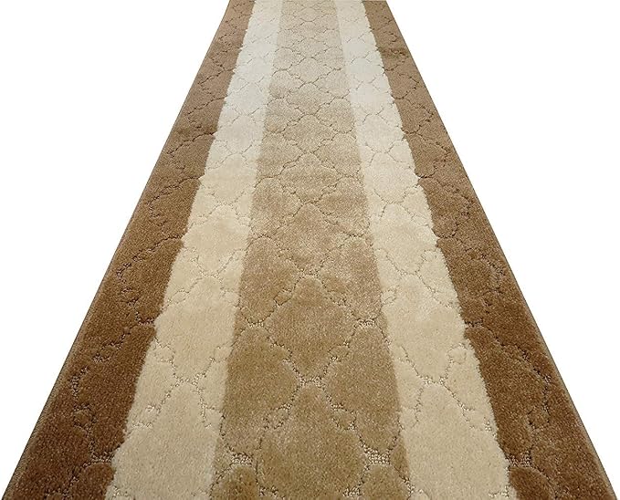 25 Ft Extra Long Beige Kitchen Hallway Runner Rug, Non-Slip Washable 26" X 25' - Image 6