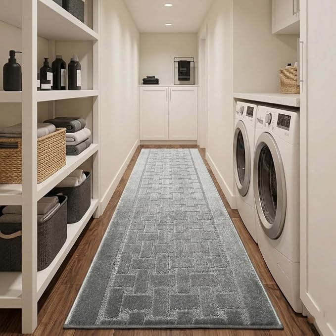 Runner Rug 6 ft, Non-Slip Washable Rug, Rubber Backing, Rolled in Box, Custom - Image 9