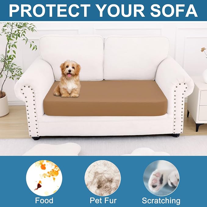 Smiry Printed Couch Cushion Covers, Stretch Soft Couch Covers - Image 7