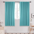 Deconovo Blackout Curtains Back Tab and Rod Pocket Curtains Insulated Thermal by Deconovo