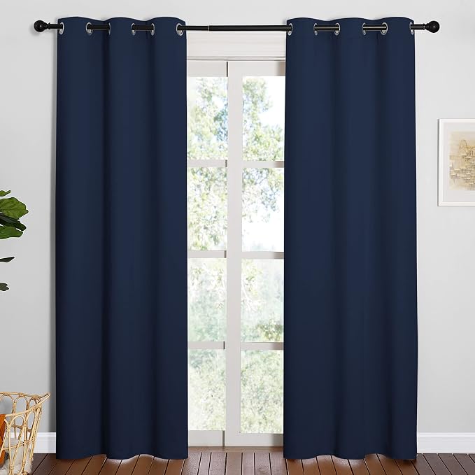 NICETOWN Window Treatment Energy Saving Thermal Insulated Solid Grommet by NICETOWN