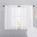 RYB HOME White Curtains for Bedroom by RYBHOME