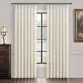Pinch Pleat Cream Beige 72 Inch Curtains by PleatedDrapes