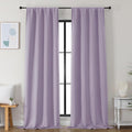 Simplebrand Ava Lilac Blackout Curtains by Simplebrand