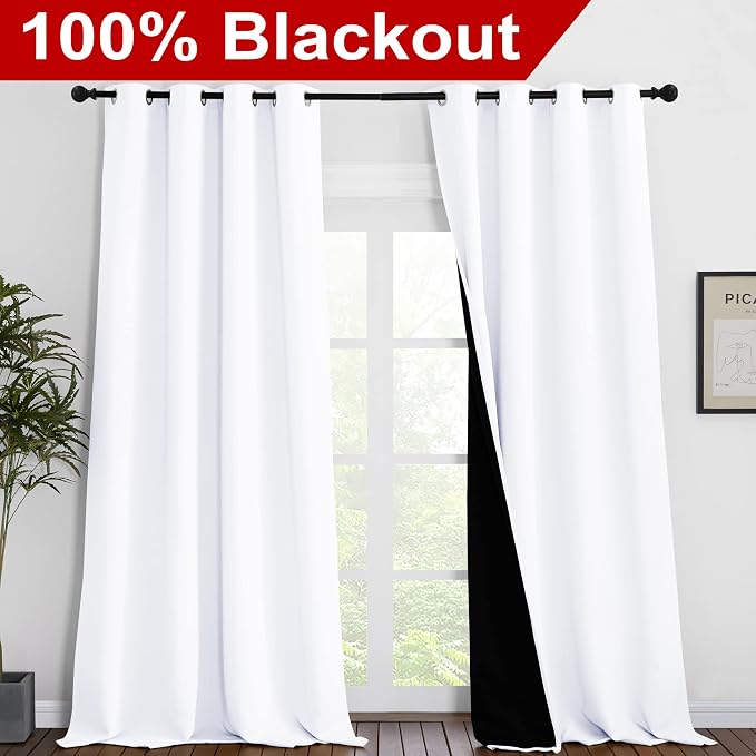 NICETOWN Full Shading Cold Blocking Curtains - Image 2