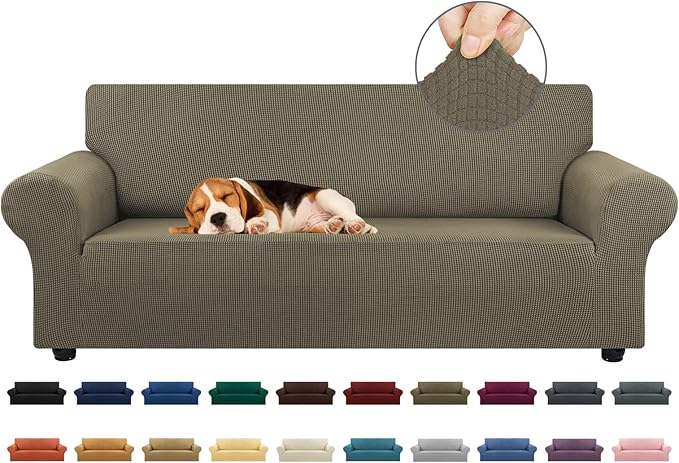 KEKUOU Stretch Sofa Cover Slipcover ，Couch Covers by KEKUOU