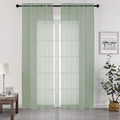 Chyhomenyc Living Room Sheer Curtains 96 Length 2 Panels Set by Chyhomenyc