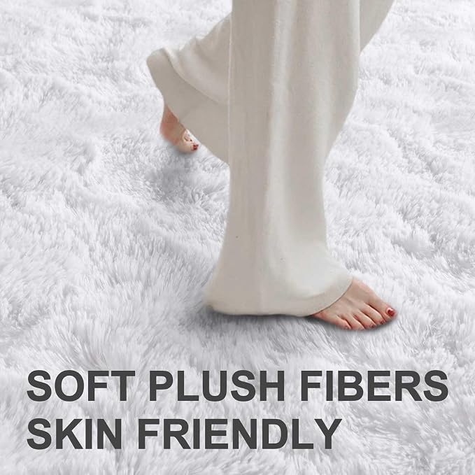 9x12 Ft Extra Large Shag Rugs for Living Room, Ultra Soft Fluffy Furry Area - Image 5