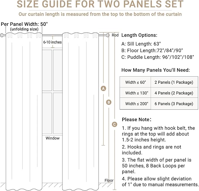 Faux Linen Total Blackout Curtains - Image 8