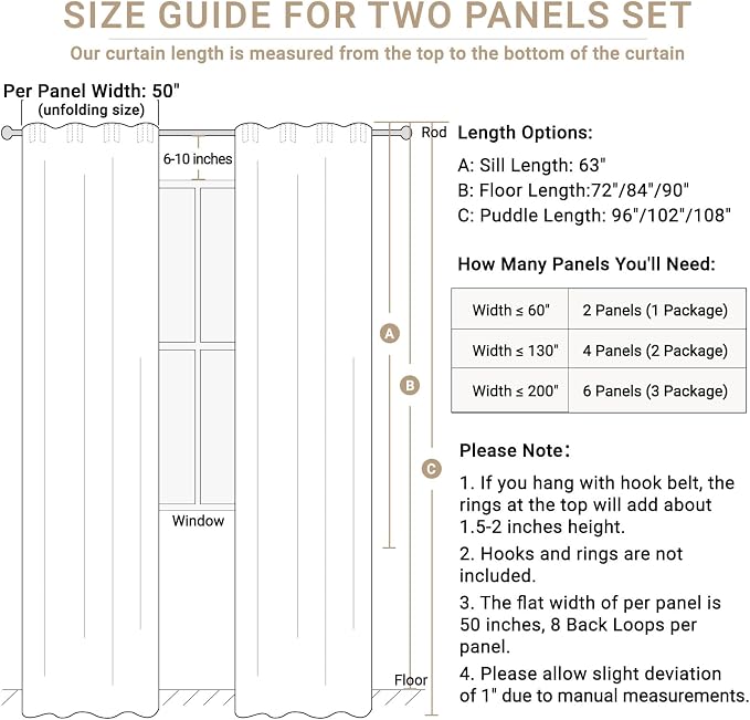 Linen Textured Total Blackout Curtains - Image 8