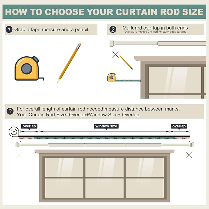 Lootkell Warm Gold Curtain Rods - Image 8